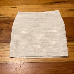 NWT H&M white skirt Sz 8